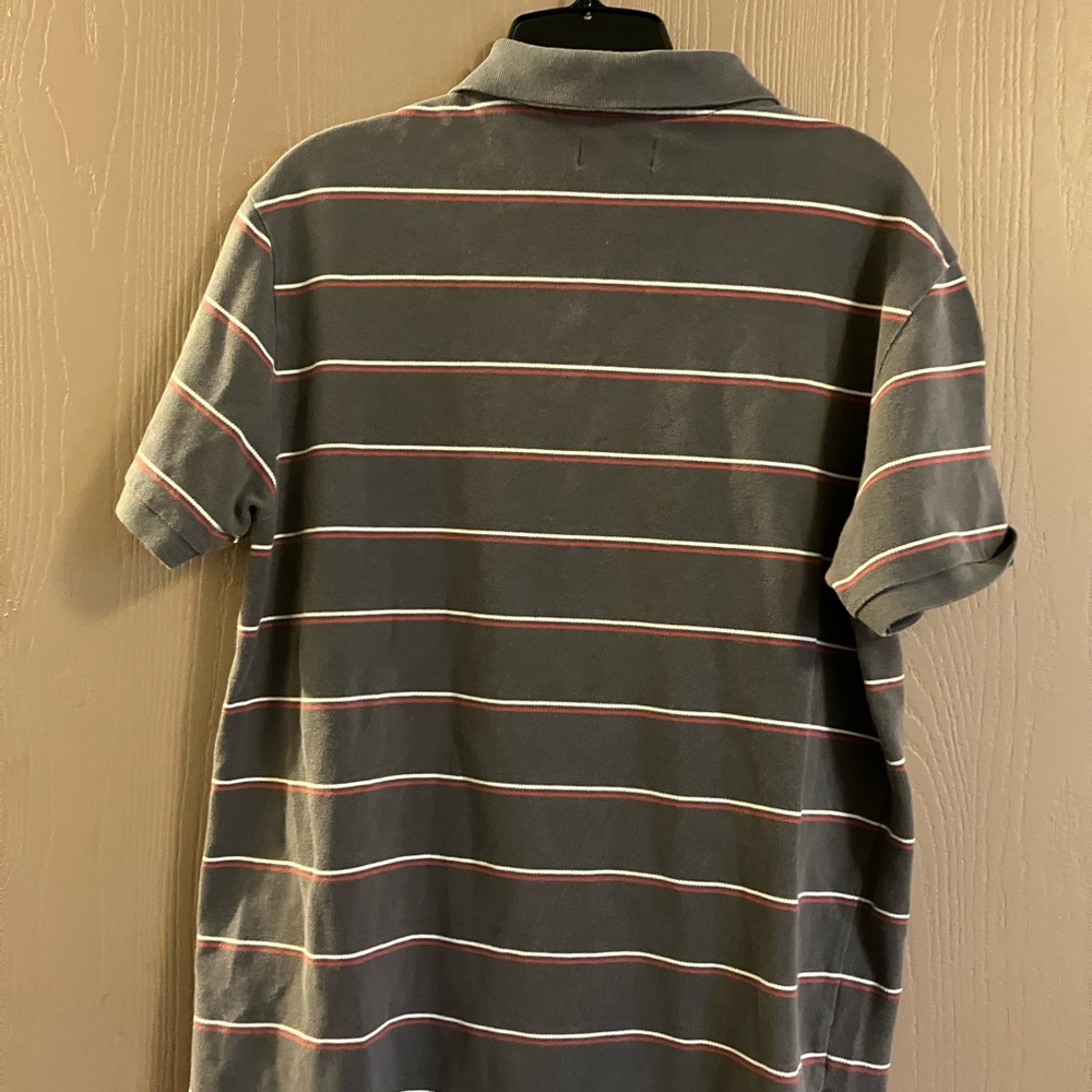 Young Men’s Polo Jeans Company Green & White Polo Shirt Size M EUC. - Picture 2 of 4